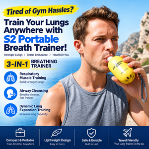 Adjustable Lung Capacity Breathing Trainer Device