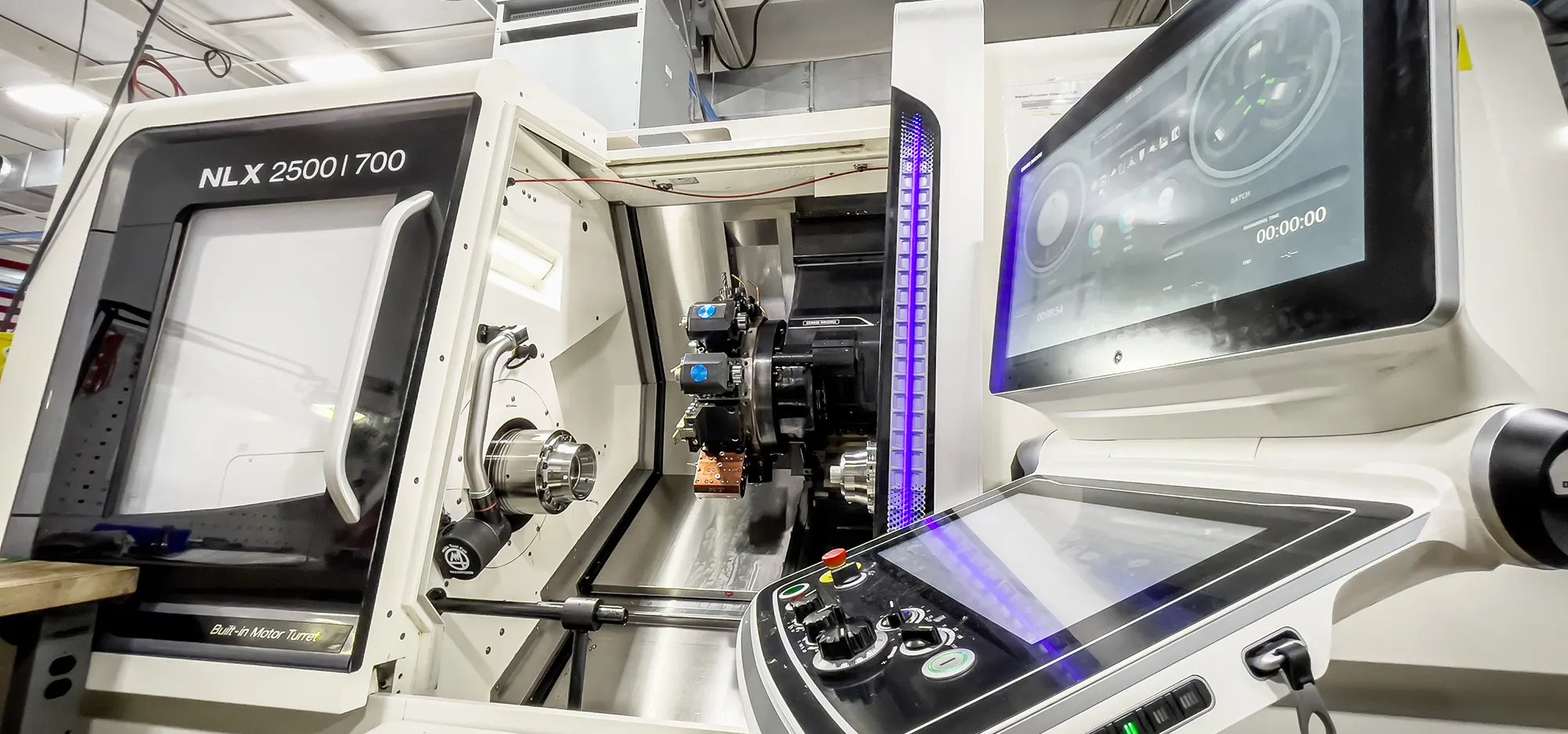State-of-the-art CNC precision machining facility for medical robotics