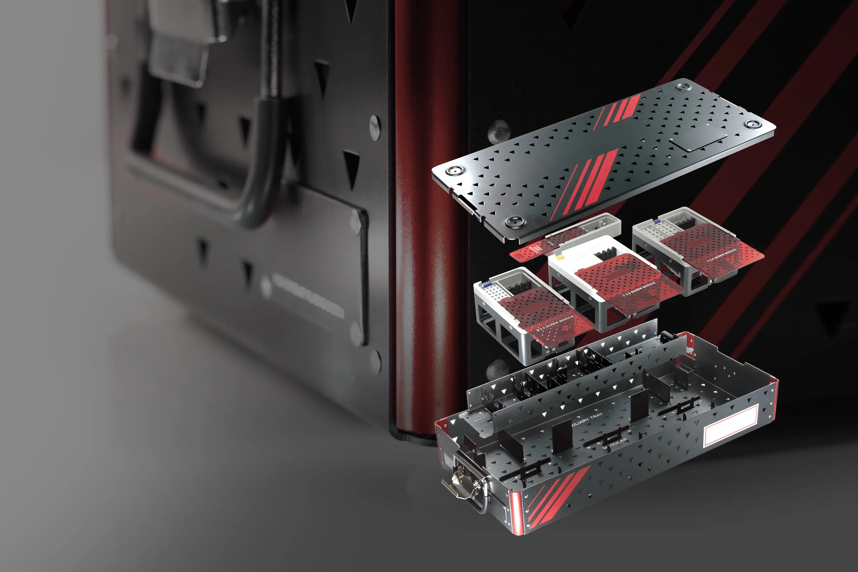 Custom medical cases and trays precision manufacturing by Paragon Medical
